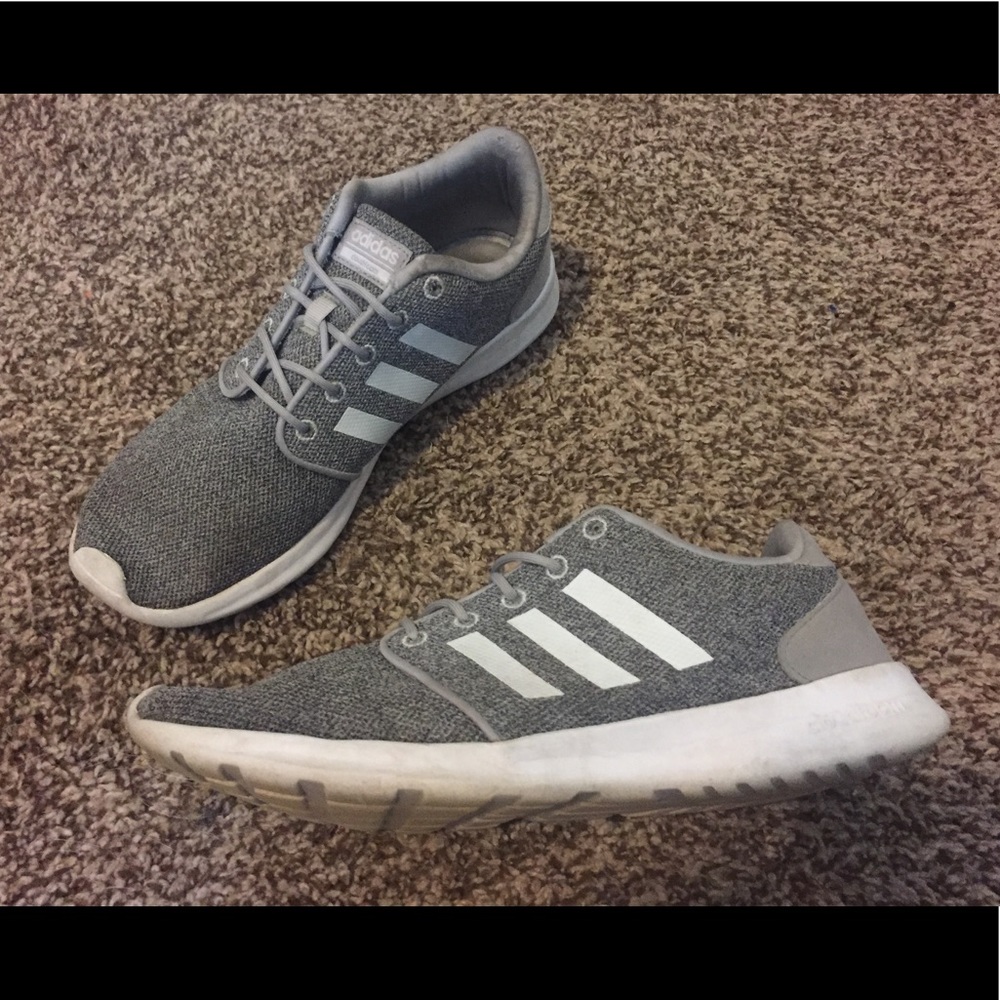 Gray Adidas Cloudfoam Shoes